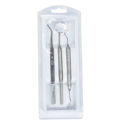 Dental Oral Cleaning Kit Scraper Mirror Scaler Set Plaque Remover Stainless Steel Care High Temperature Dentist Oral Care Tools