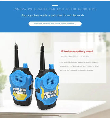 A Pair 50M Walkie Talkies Mini Portable Handheld Two-Way Radio Toy For Kids Children‘s Day Birthday Gifts Outdoor Interphone Toy