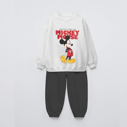 Brand Kid Sweatshirt+Long Pant Stylish Round Neck For 0-6 Years Baby Skin Friendly Soft Lovely Leisurewear Pullover Trouser Cute