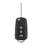 YIQIXIN 3 Buttons Flip Folding Car Key Shell For Lifan X60 X50 Replacement Remote Key Fob Case Cover With Uncut Blade
