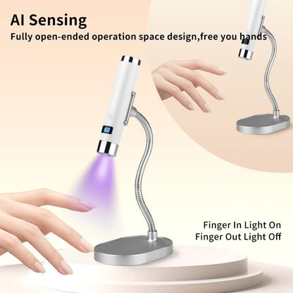 Cabine UV LED Portátil para Unhas - Sensor Inteligente