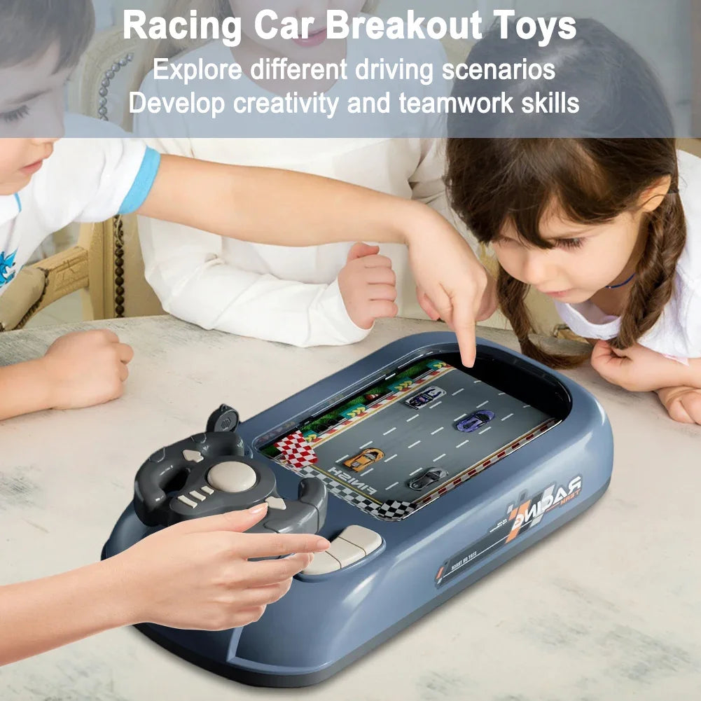 Racing Spaceship Adventure Simulation Steering Wheel Driving Car Games Educational the Race Car Toys Children Christmas Gifts