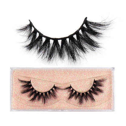 LEHUAMAO Eyelashes 3D Mink Lashes Criss-cross Strands Cruelty Free High Volume Mink Lashes Soft Dramatic Eye lashes Makeup D101
