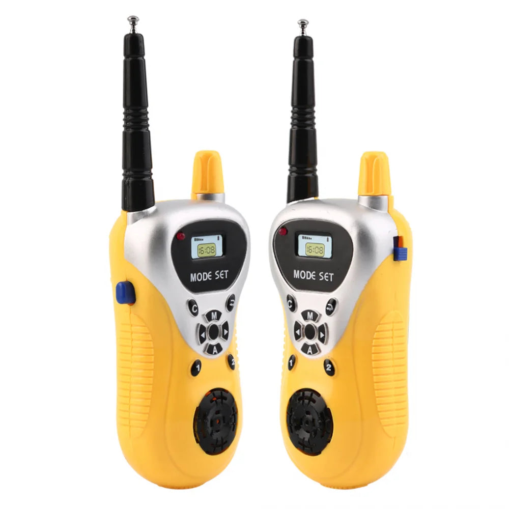 A Pair 50M Walkie Talkies Mini Portable Handheld Two-Way Radio Toy For Kids Children‘s Day Birthday Gifts Outdoor Interphone Toy