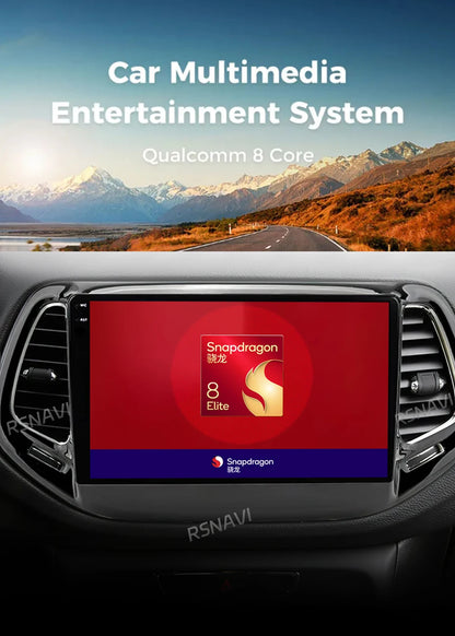 Android 15 Car Radio Multimedia Player For Jeep Compass 2017 2018 2019 Auto Carplay Car Stereo DSP wifi+4G Ai voice 2 Din BT Gps