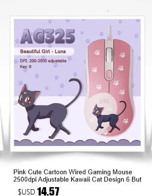 Cute Cat 2.4G Wireless Bluetooth Tri-mode Mouse Creative kitten Mause Ergonomic USB 1200 DPI Mice For PC Laptop Kid Friend Gifts