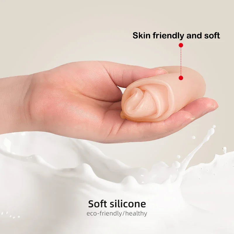 2Pcs Silicone Moisturizing Foot Socks for Dry Cracked Feet Foot Spa Treatment Socks Moisturizing Gel Socks Pedicure Foot Care