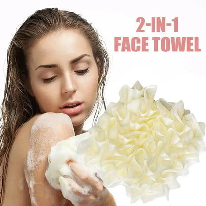 Two In One Bath Ball Body Sponge With Soap Pouch Soap Flower Ball Foam Rich Multifunctional Bathroom Accessories For Skin Care