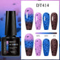 MEET ACROSS 75 Colors Thermal Nail Gel Polish 3 Colors Changing Nail Art Supplies for Manicure DIY Design Long Lasting UV/LED