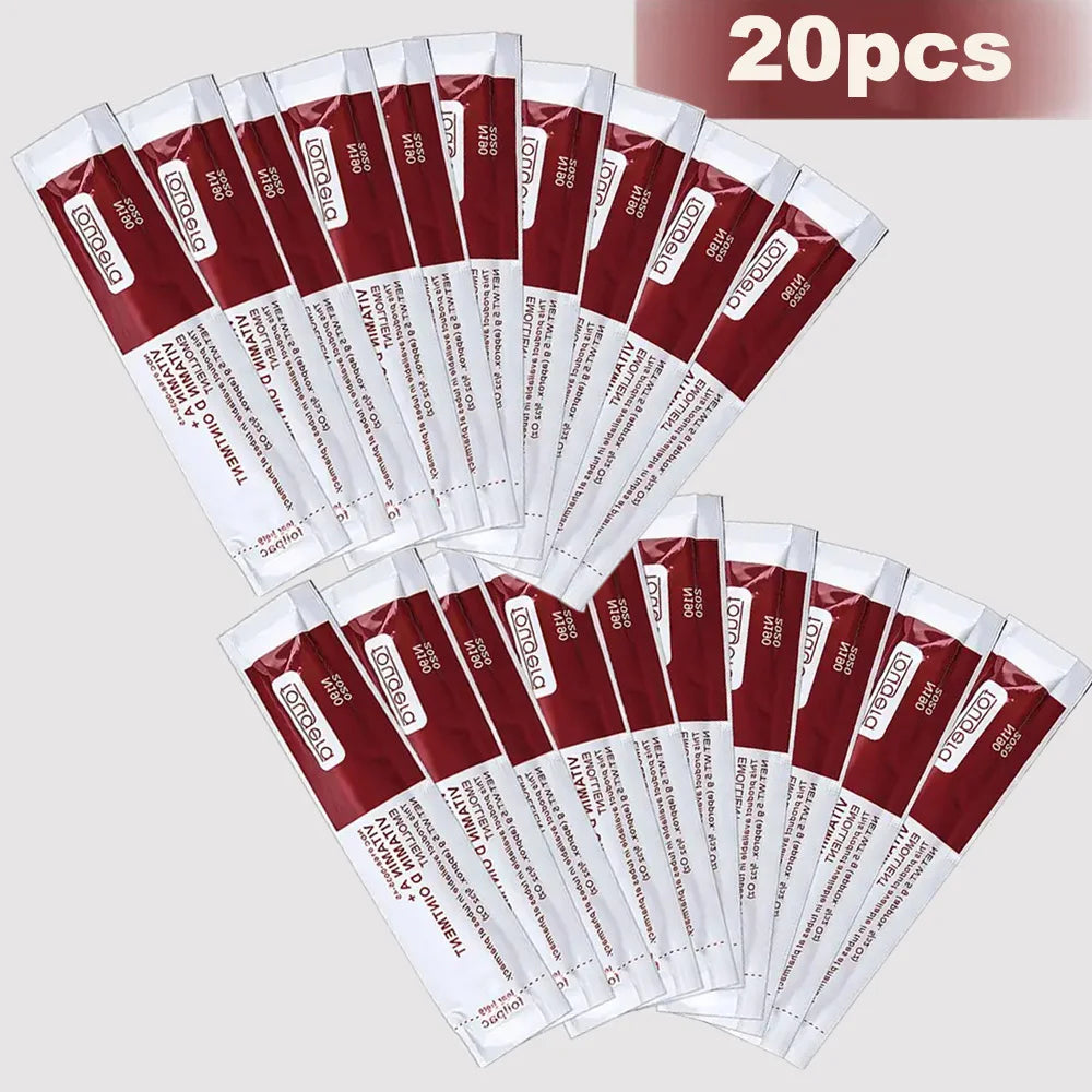 200/100/50/10pcs Tattoo Aftercare Cream Tattoo Vitamin A&D Ointment Repair Gel Tattoo Recovery Gel Body Art Tattoo Repair Supply