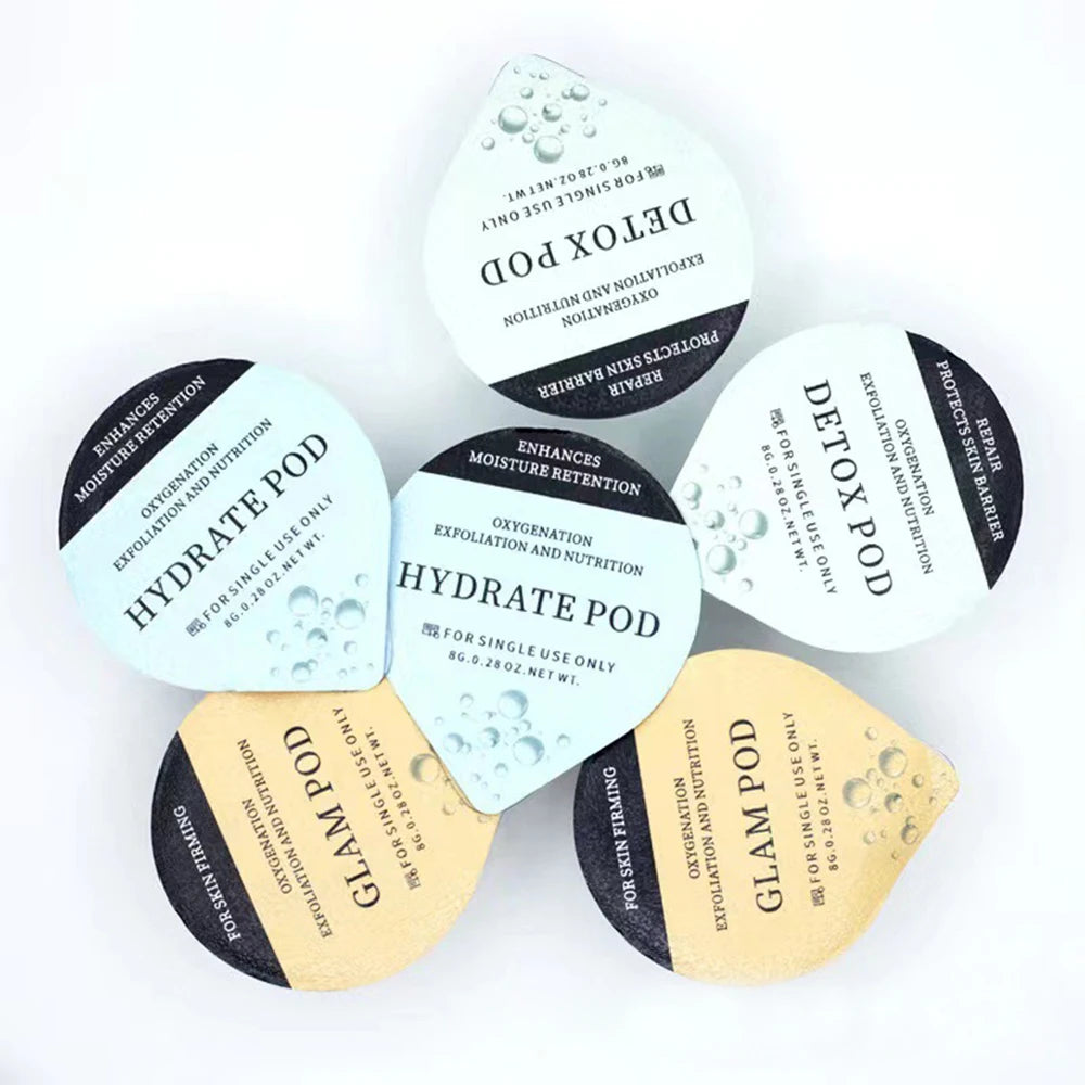 7 Types Facial CO2 Oxygen Bubble Machine Oxygen Jet Spa Capsule Serum Gel Facial Massage Exfoliate Rejuvenation Beauty Device