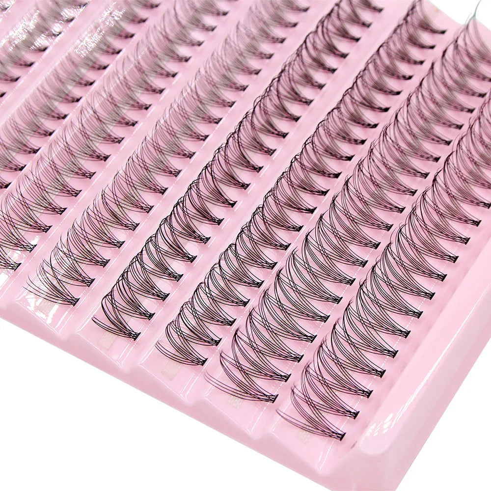 200pcs Super Bunch Natural Style 8-16mm Mix Eyelashes Cluster Russia Volume Eyelash Extension False Mink Lashes Makeup CIlios
