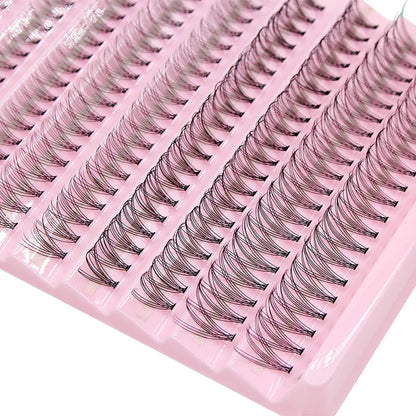 200pcs Super Bunch Natural Style 8-16mm Mix Eyelashes Cluster Russia Volume Eyelash Extension False Mink Lashes Makeup CIlios