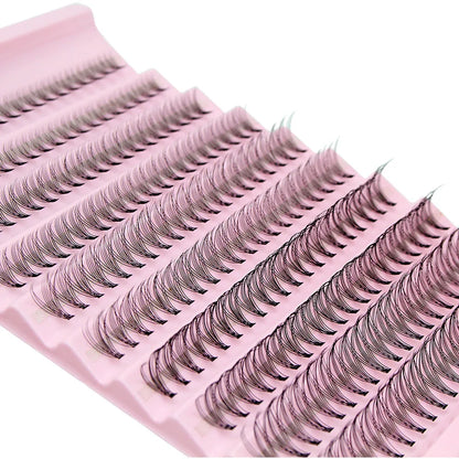 200pcs Super Bunch Natural Style 8-16mm Mix Eyelashes Cluster Russia Volume Eyelash Extension False Mink Lashes Makeup CIlios