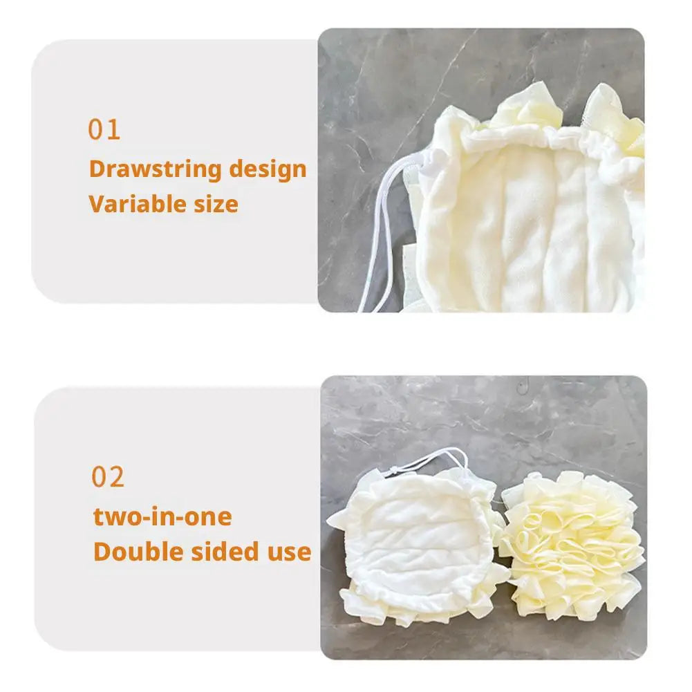 Two In One Bath Ball Body Sponge With Soap Pouch Soap Flower Ball Foam Rich Multifunctional Bathroom Accessories For Skin Care