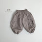 2025 Summer New Children Casual Pants Vintage Girls Cargo Pants Solid Boys Trousers Thin Cotton Kids Mosquito Pants Baby Clothes