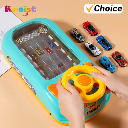 Racing Spaceship Adventure Simulation Steering Wheel Driving Car Games Educational the Race Car Toys Children Christmas Gifts
