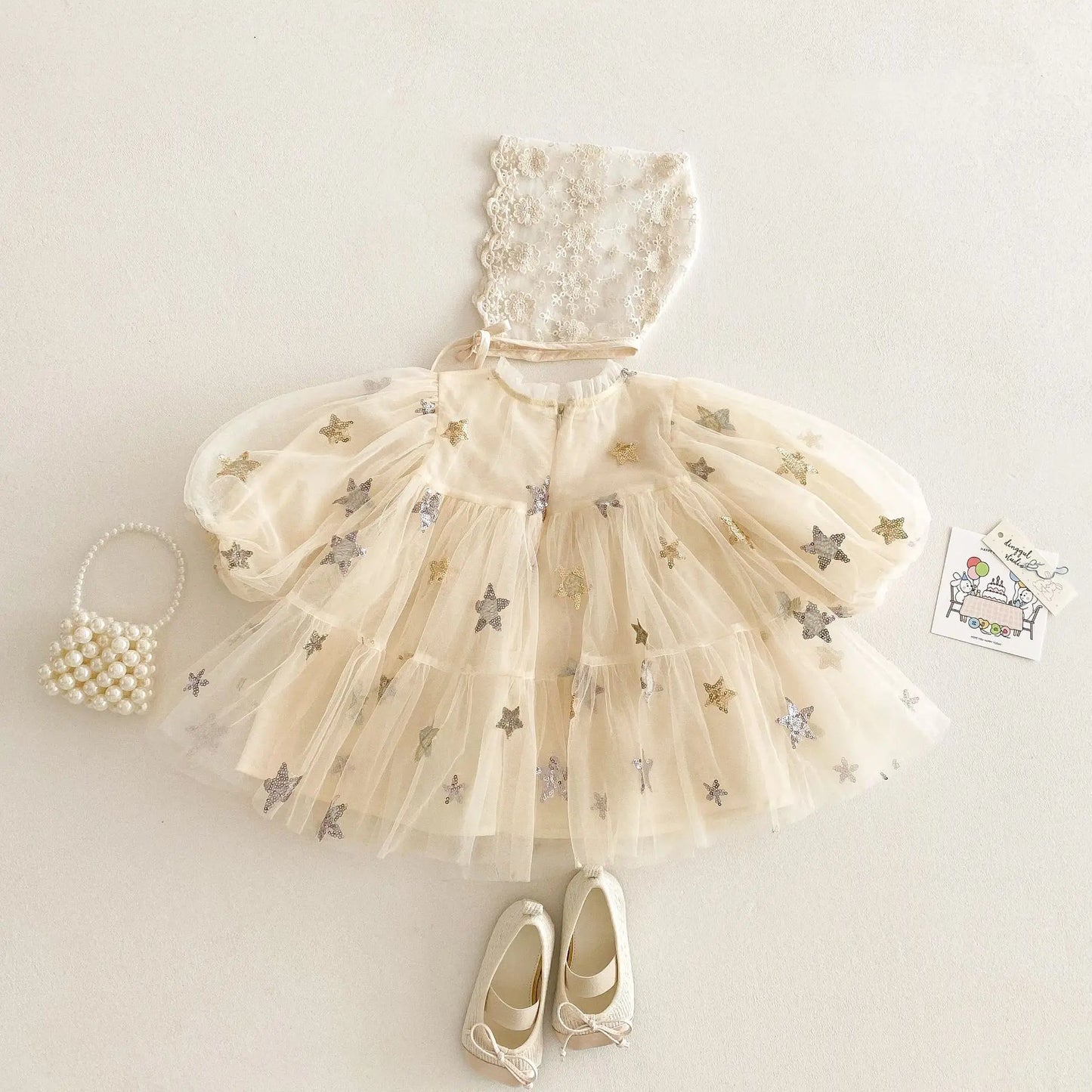 5624 Baby Girls' Dress 2025 New Spring Summer New Gauze Baby Girl's Princess Clothes 0-5Year Kid's Dress