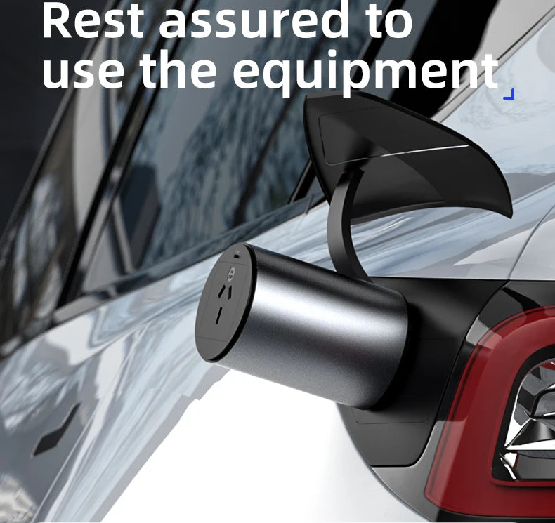 SUPER GENIE BYD MG4 Hyundai Electric AC Car Discharge V2L Socket For Outdoor Camping Convert EV To AC Outlet Charger