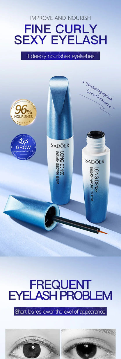 Fast Eyelash Growth Serum 7 Days Natural Eyelash Enhancer Longer Fuller Thicker Lashes Treatment New Products Eye Care Makeup