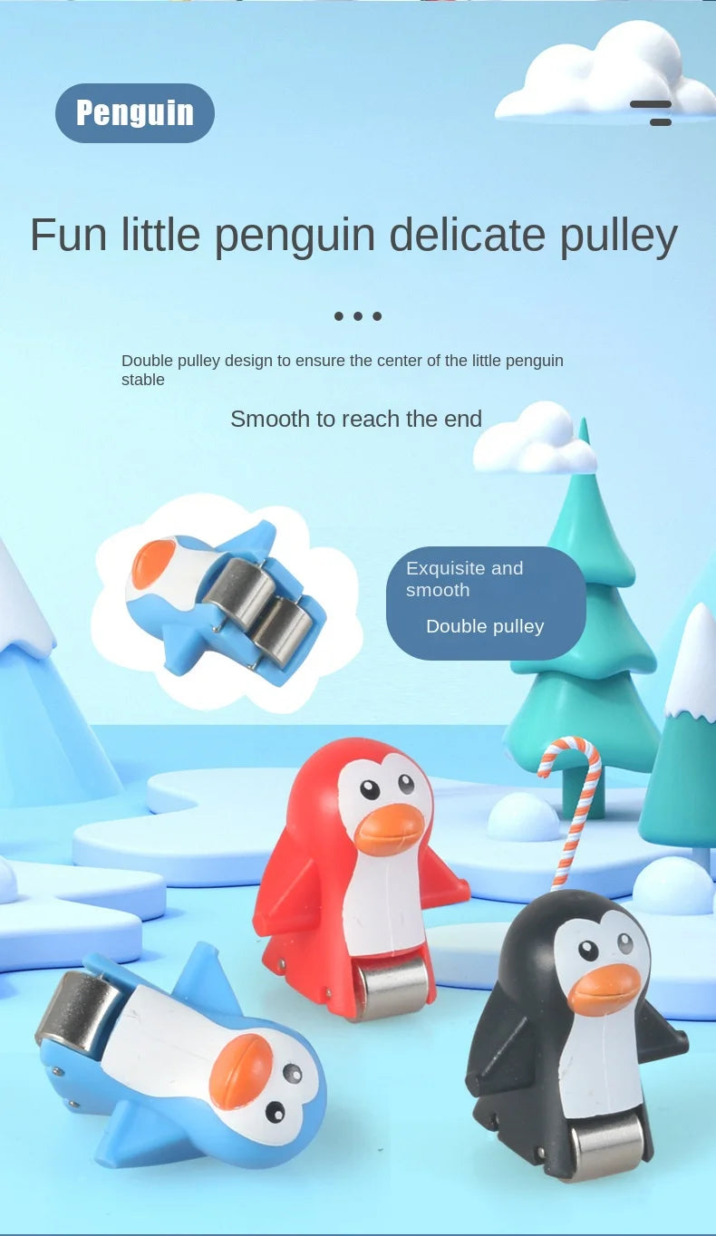 Electric Duck Track Rail Racing Slide Duckling Climbing Stairs Baby Toy LED Lights Musical Slide Roller Coaster Toys for Gift