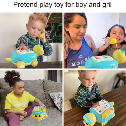 Montessori Educational Toys Baby Musical Bus Toys Educational Musical Learning Toddler for Baby Toddler Activity Bus Toys