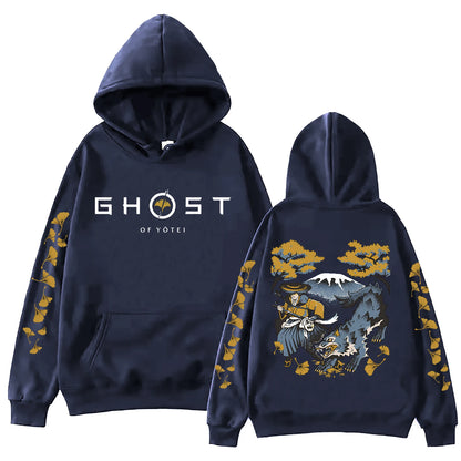 Men and Women Ghost of Yotei 2025 Hoodie Men Women Harajuku Game Merch Pullover Tops Sweatshirt Gift