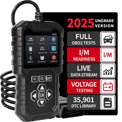 Professional Obd2 Scanner, a Car Fault Code Reader Diagnostic Tool That Has Supported the Obd Ii Protocol since 1996, Supports Reading and Clearing Fault Codes, Battery Testing, No Battery Power Required, USB Powered