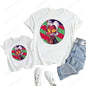 Kids White Tshirt Girls Boys Summer Tops Cartoon Printed Helluva Boss Casual Short Sleeve Kids Baby T-shirt Children Clothes