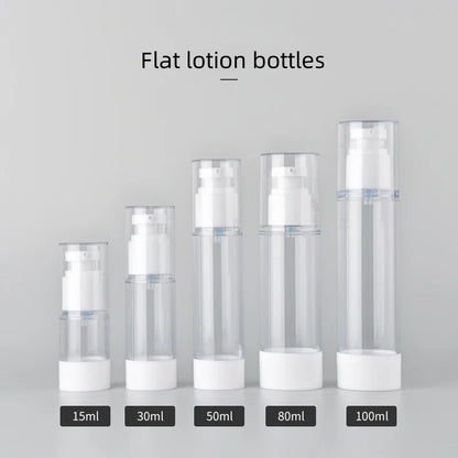 15/30/50/80/100ml AS Vacuum Lotion Spray Bottle Travel Portable Refillable Bottles Liquid Foundation  Cosmetics Tool Wholesale