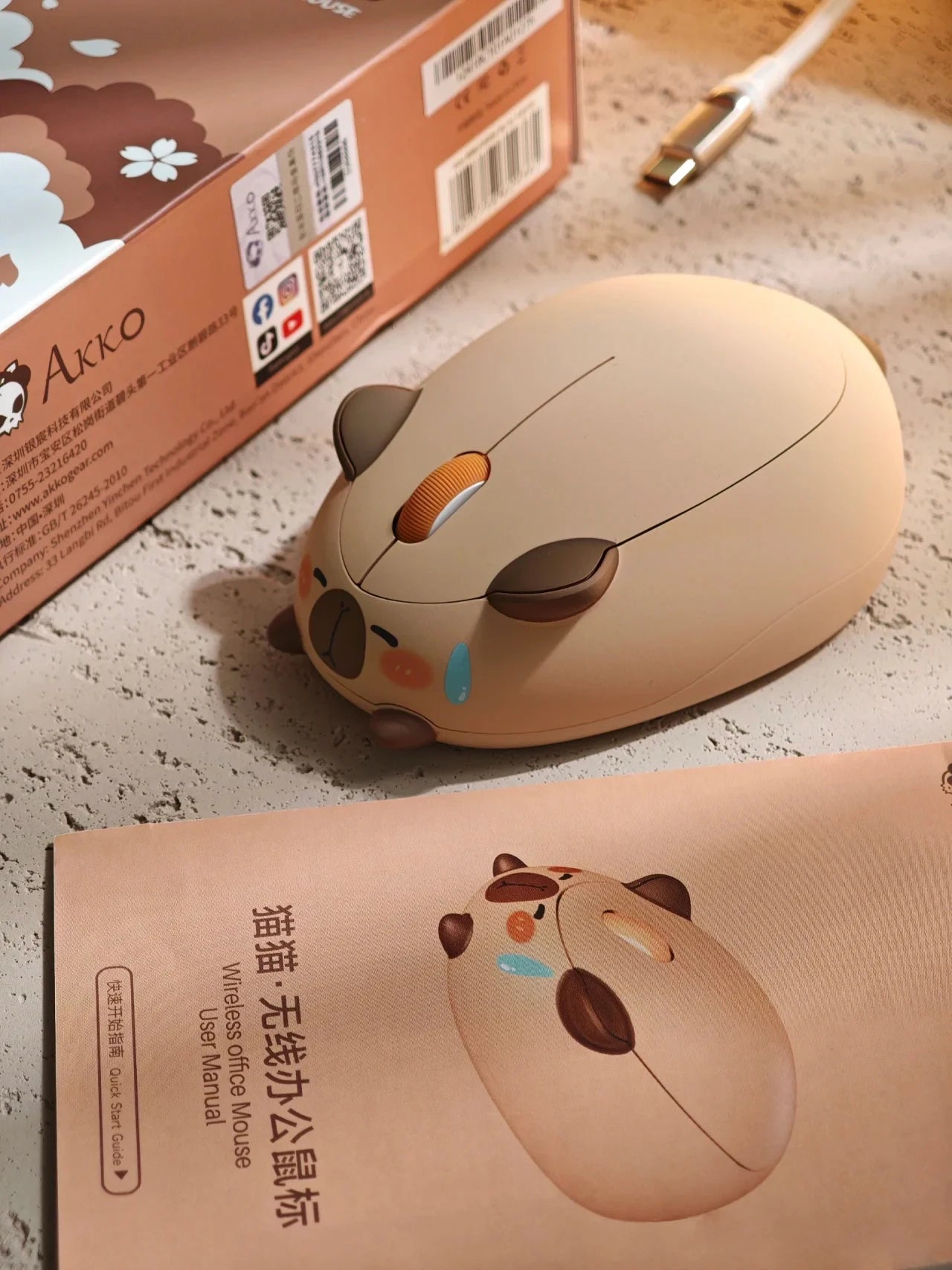 Cute Cat 2.4G Wireless Bluetooth Tri-mode Mouse Creative kitten Mause Ergonomic USB 1200 DPI Mice For PC Laptop Kid Friend Gifts