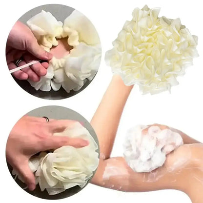 Two In One Bath Ball Body Sponge With Soap Pouch Soap Flower Ball Foam Rich Multifunctional Bathroom Accessories For Skin Care