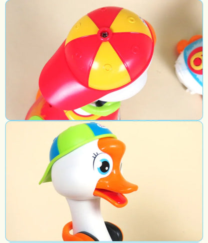 Robot Duck toy Interactive Dancing Duck Electronic Singing Cute Pet Toys Walk With LED For Children Birthday Gifts