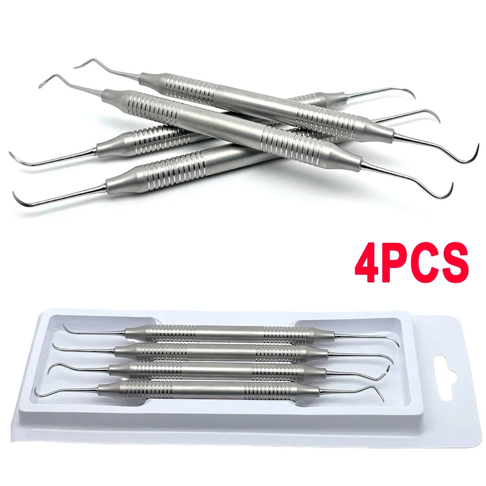 Dental Oral Cleaning Kit Scraper Mirror Scaler Set Plaque Remover Stainless Steel Care High Temperature Dentist Oral Care Tools