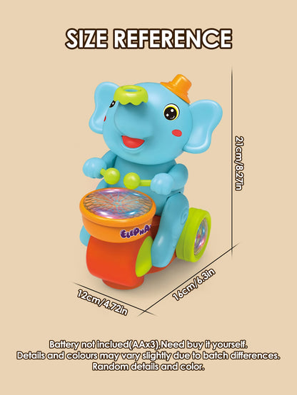 1pc funny elephant toy car,Electronic Suspended blowing ball pet toys with sound light for boys girls Christmas gift