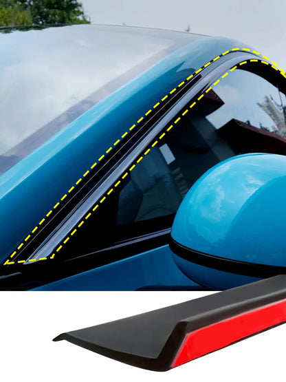 Universal Rainproof Strip For Car Door Side Window Seal Adhesive Rubber Weather Guard Trim For Car Sealing Sticker Accessories