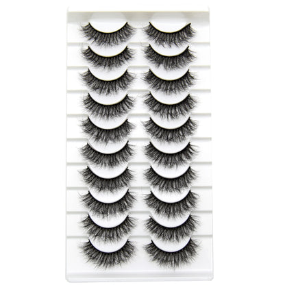 10 Pairs/Lot Visofree Half Lashes Wispy Natural Mink Half False Eyelashes Vegan Fake Eyelash Fluttery Half Lash Extension Makeup