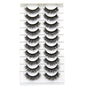 10 Pairs/Lot Visofree Half Lashes Wispy Natural Mink Half False Eyelashes Vegan Fake Eyelash Fluttery Half Lash Extension Makeup