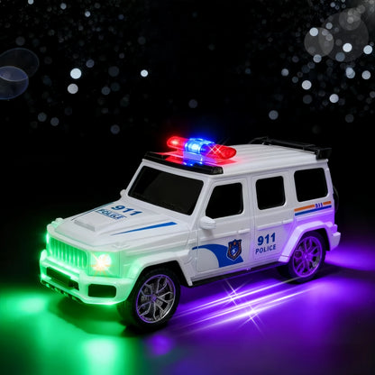 Children's electric toy car - Toy police car model, suitable for children over 3 years old/Birthday, Halloween, Christmas gifts