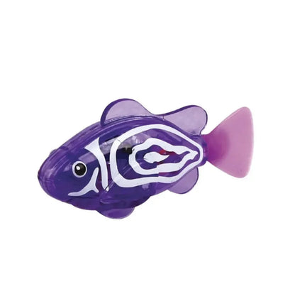 Luminous Kids Toys Electronic Swimming Fish Activated Glow Pet Toy for Kids & Cats, Bath/Pool Interactive Toy, Baby Shower Gift