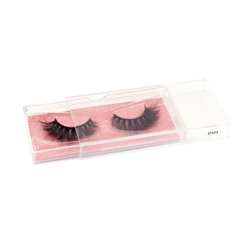 LEHUAMAO Eyelashes 3D Mink Lashes Criss-cross Strands Cruelty Free High Volume Mink Lashes Soft Dramatic Eye lashes Makeup D101
