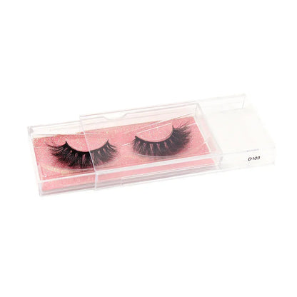 LEHUAMAO Eyelashes 3D Mink Lashes Criss-cross Strands Cruelty Free High Volume Mink Lashes Soft Dramatic Eye lashes Makeup D101
