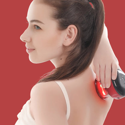 Rechargeable Electric Vacuum Cupping Set Wireless 6/12 Level Skin Scraping Massage Guasha Tool for Household Use