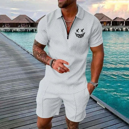 Men's Casual set, Hawaiian-style Fashionable shirt, Outdoor Beach vest, 2025 Summer Fashionable Casual Quality Set Essentials