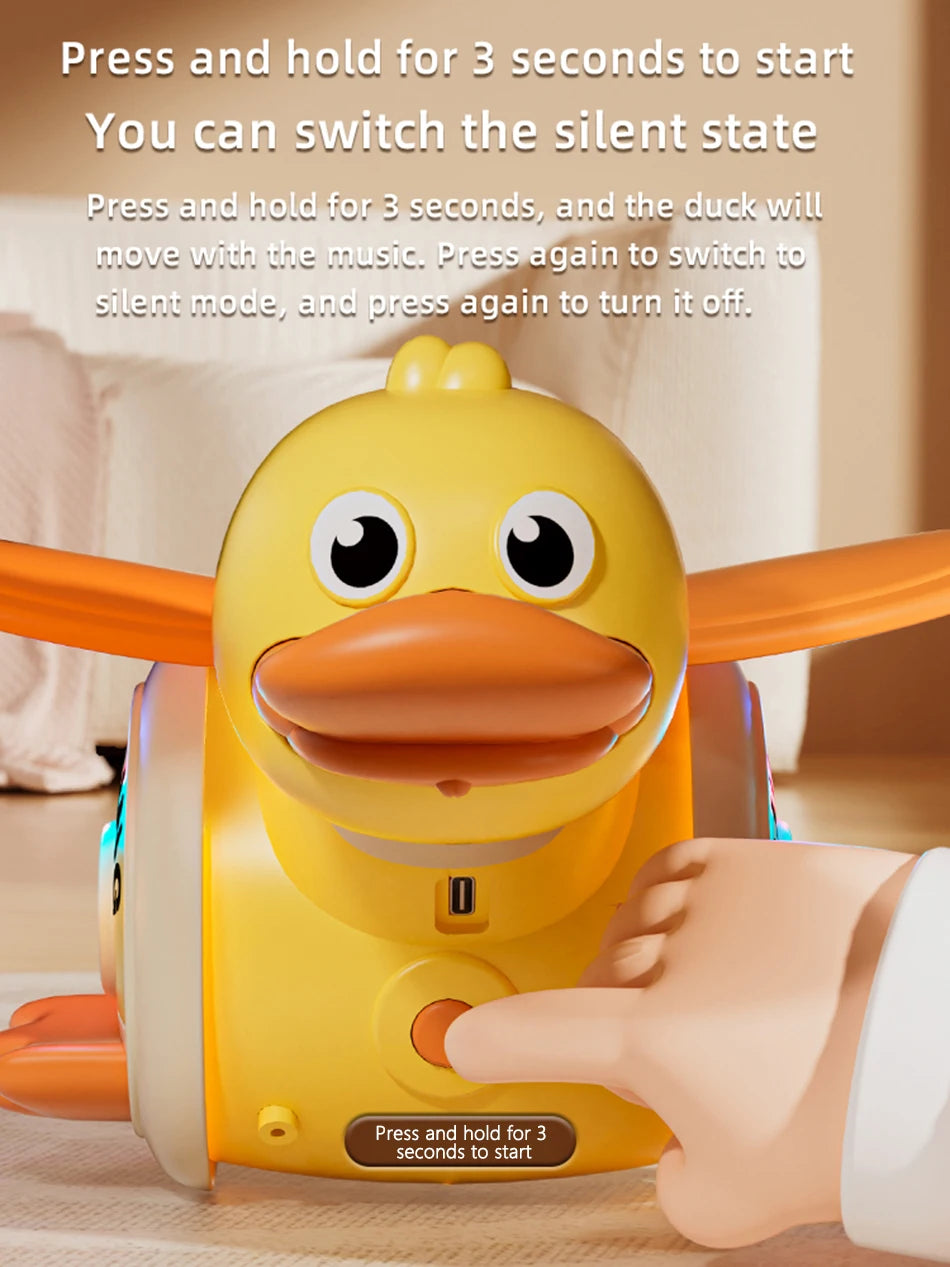 Kid Electronic Pet Toys Dancing Duck&Octopus Musical Penguin Baby Crawling Toys Toddler interactive Toys Tummy Time Gifts