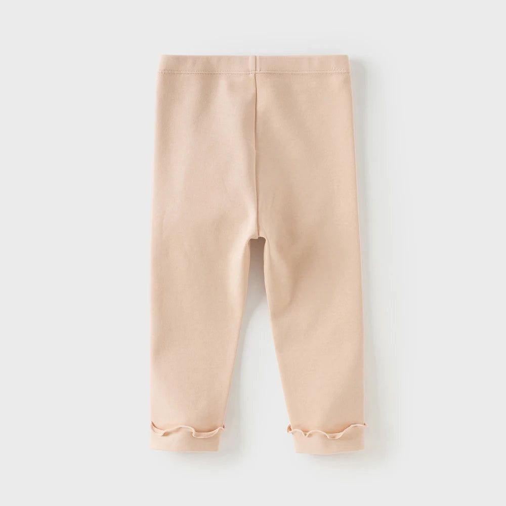 Dave Bella Children's Pants Autumn Girls Baby Elastic Leggings Pants Baby Casual Antibacterial Pants Sport Outdoor DB3252653