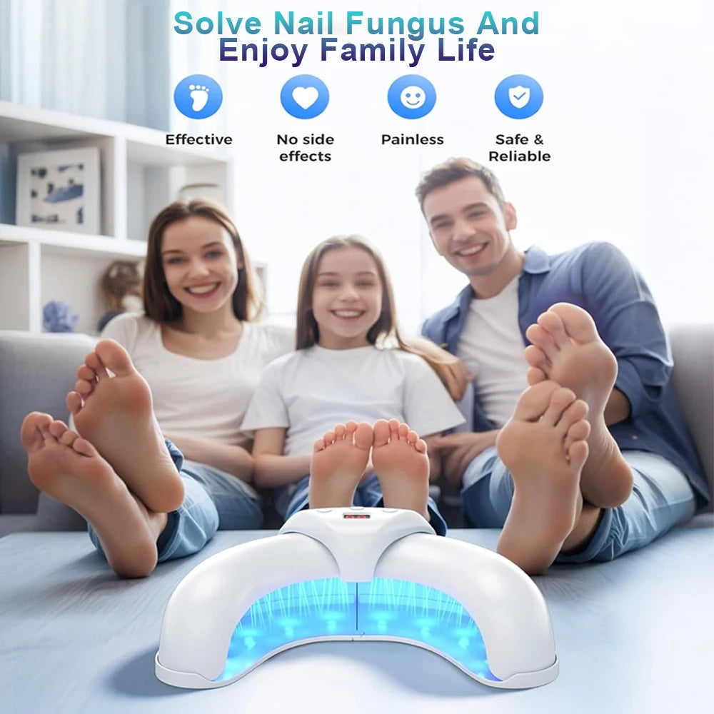 Nail Fungus Laser Device for Multiple Toenail 905nm470nm 7Minutes Painless Removes Ingrown Toenail Calcium Nail Fungus Treatment