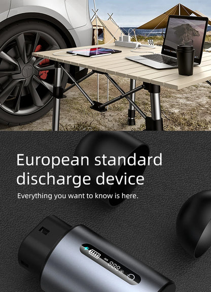 SUPER GENIE BYD MG4 Hyundai Electric AC Car Discharge V2L Socket For Outdoor Camping Convert EV To AC Outlet Charger