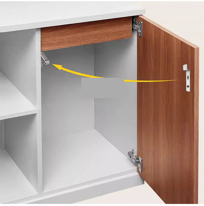 Heavy Door Access Port Pull-Free Hand Press Bead Switch Self-Bouncing Magnetic Touch Elephant Trunk Rebound Buckle