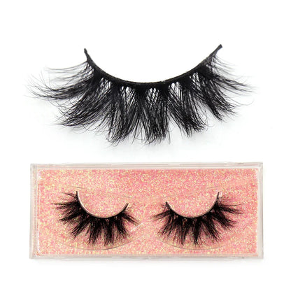 LEHUAMAO Eyelashes 3D Mink Lashes Criss-cross Strands Cruelty Free High Volume Mink Lashes Soft Dramatic Eye lashes Makeup D101